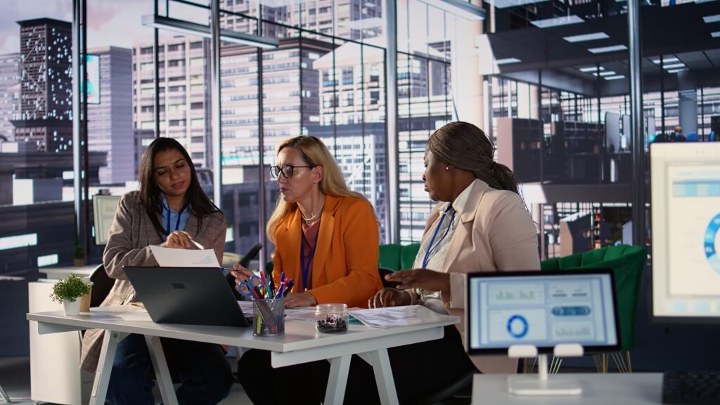 professional corporate work environment
